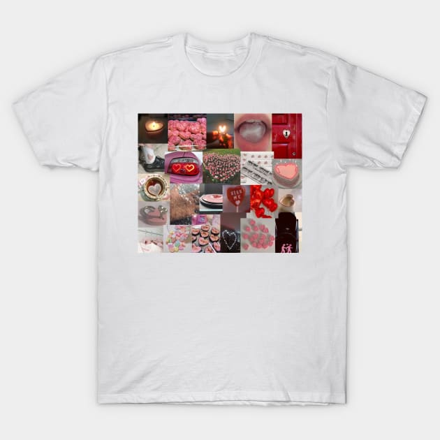 heart aesthetic collage T-Shirt by morgananjos